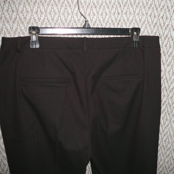 Coldwater Creek Brown Trouser Pants 14 - Picture 5 of 11